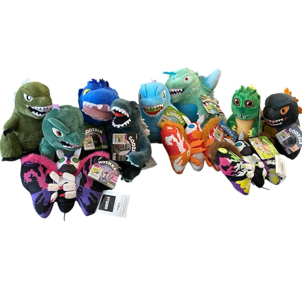 SDCC 2024 UCC Exclusive - Godzilla & MOTHRA - Plush Set of 11 Pieces